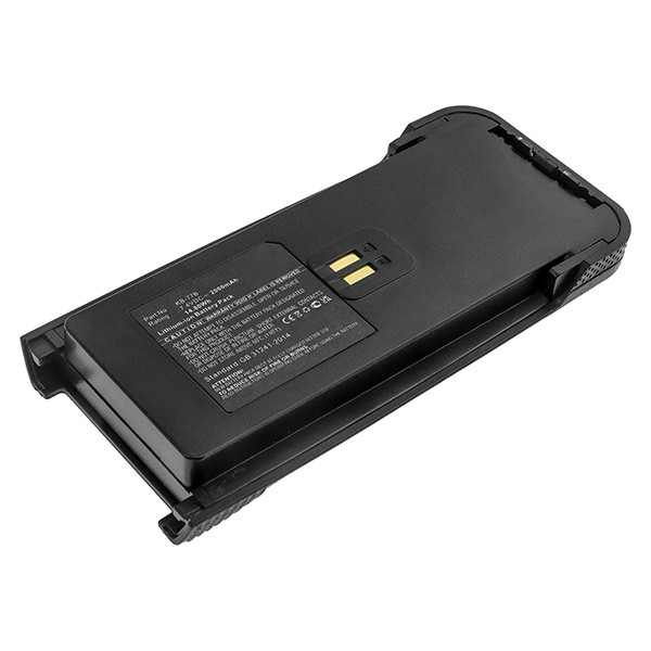 Kirisun KB-77B accu (7.4 V, 2000 mAh, 123accu huismerk)  AKI00096 - 1