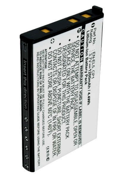 Klicktel EN-EL5 accu (3.7 V, 1200 mAh, 123accu huismerk)  AKL00001 - 1