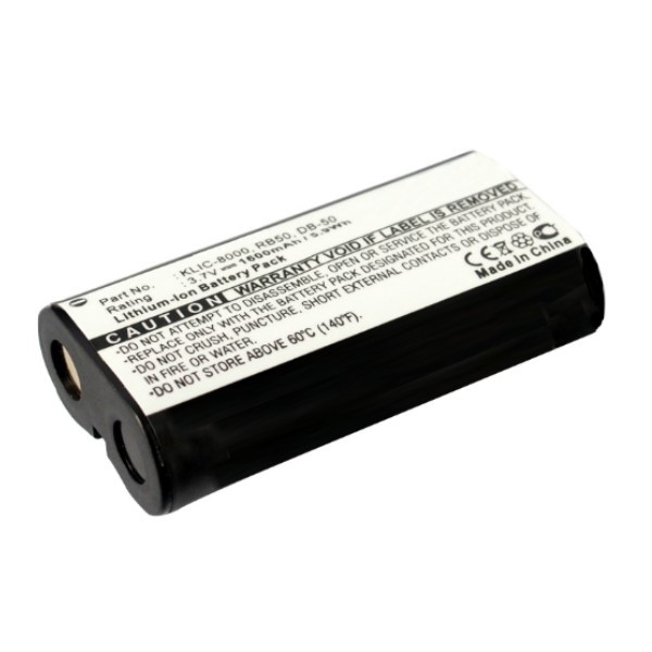 Kodak KLIC-8000 accu (3.7 V, 1600 mAh, 123accu huismerk)  AKO00017 - 1