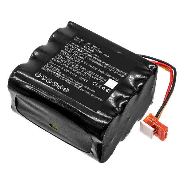 Koehler 9B-1962-1 / 9B-1963-2 accu (7.4 V, 7800 mAh, 123accu huismerk)  AKO00099 - 1