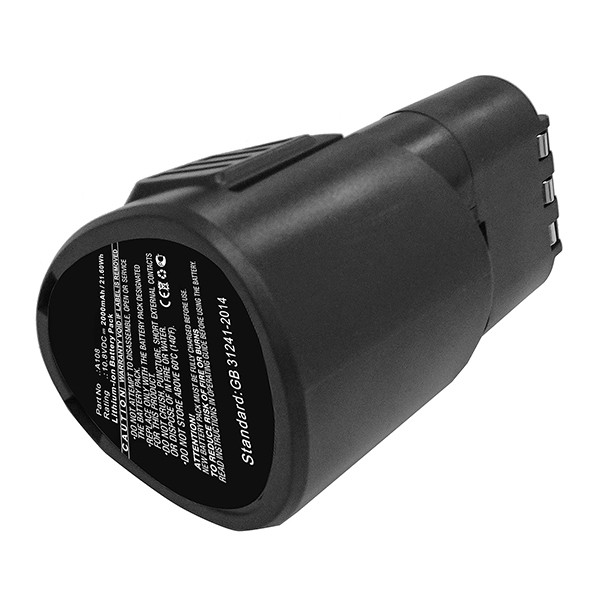 Kress A108 accu (10.8 V, 2000 mAh, 123accu huismerk)  AKR00042 - 1