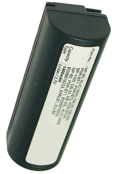 Kyocera BP-1100 / NP-80 / DB-20 accu (1400 mAh, 123accu huismerk)  AKY00004 - 1