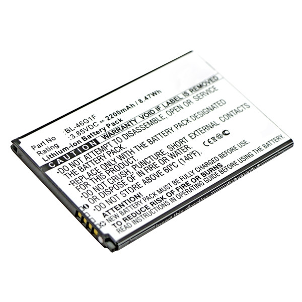 LG BL-46G1F accu (2200 mAh, 123accu huismerk)  ALG00371 - 1