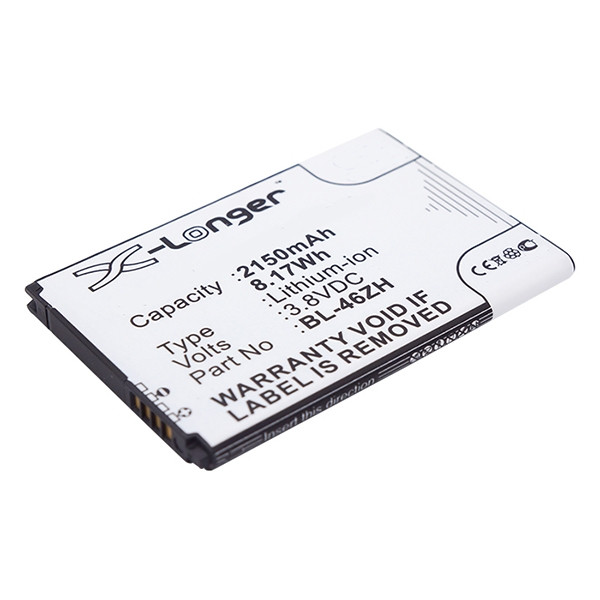 LG BL-46ZH / EAC63079701 accu (1950 mAh, 123accu huismerk)  ALG00353 - 1