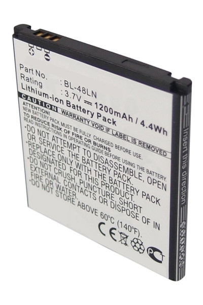 LG BL-48LN accu (1200 mAh, 123accu huismerk)  ALG00102 - 1