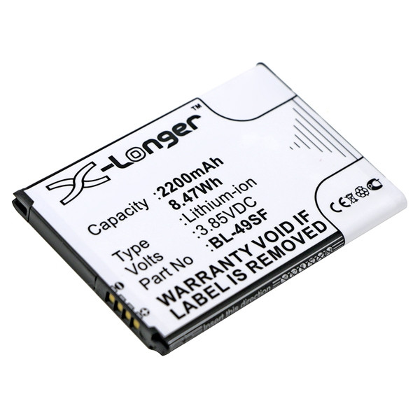 LG BL-49SF / EAC92919001 accu (2300 mAh, 123accu huismerk)  ALG00370 - 1