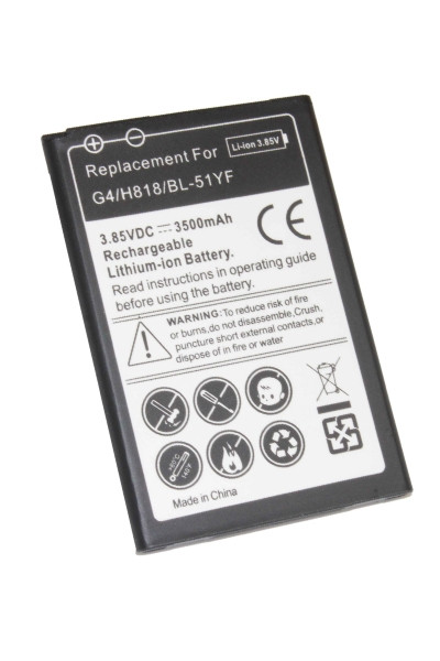 LG BL-51YF / EAC62858501 accu (3.7 V, 3500 mAh, 123accu huismerk)  ALG00333 - 1