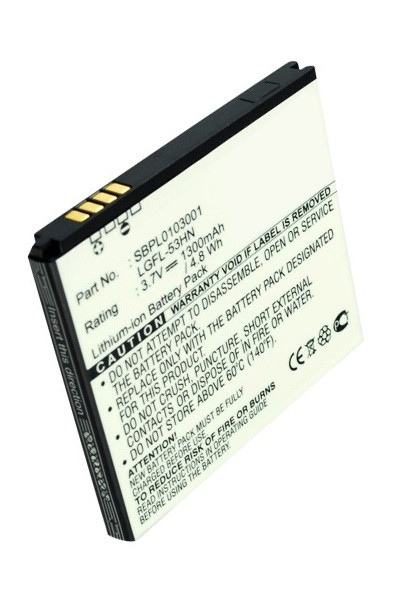 LG FL-53HN / LGFL-53HN / KGFL-53HN accu (1300 mAh, 123accu huismerk)  ALG00110 - 1