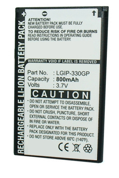 LG LGIP-330GP / SBPL0092902 accu (650 mAh, 123accu huismerk)  ALG00036 - 1