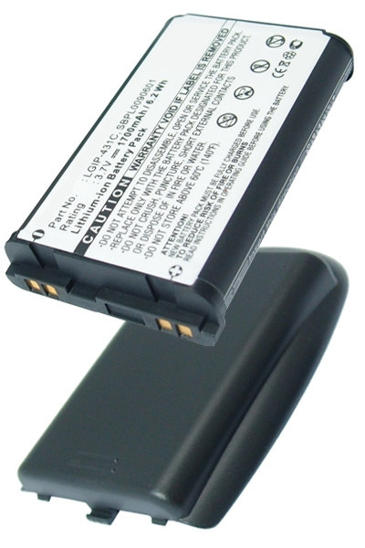 LG LGIP-431C / SBPL0090601 accu (1700 mAh, 123accu huismerk)  ALG00215 - 1