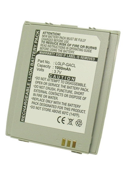 LG LGLP-GACM / LGLP-GACL accu (1000 mAh, 123accu huismerk)  ALG00217 - 1