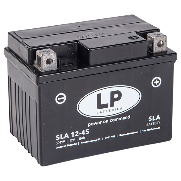 Landport AGM 50499 / YTX4L-BS / YB4L-B accu (12V, 5Ah, 60A)  ALA00272 - 1