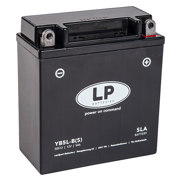 Landport AGM 50512 / YB5L-B accu (12V, 5Ah, 60A)  ALA00211 - 1