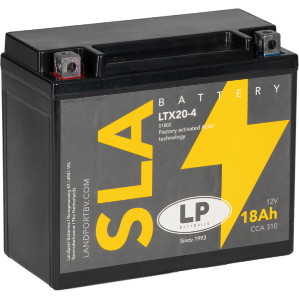 Landport AGM 51802 / YTX20-BS / 518902026 accu (12V, 18Ah, 310A)  ALA00170 - 1