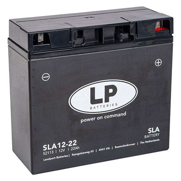 Landport AGM 52113 / SLA 12-22 accu (12V, 22Ah, 230A)  ALA00201 - 1