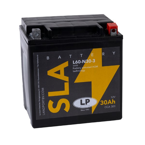 Landport AGM 53030 / Y60-N24L-A / 530030030 (12V, 30Ah, 300A)  ALA00534 - 1