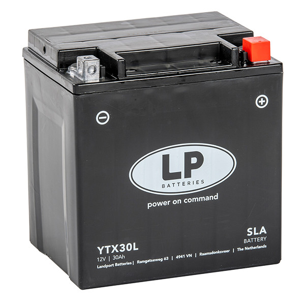 Landport AGM 83000 /  YTX30L-BS / YTX30L accu (12V, 30Ah, 385A)  ALA00194 - 1