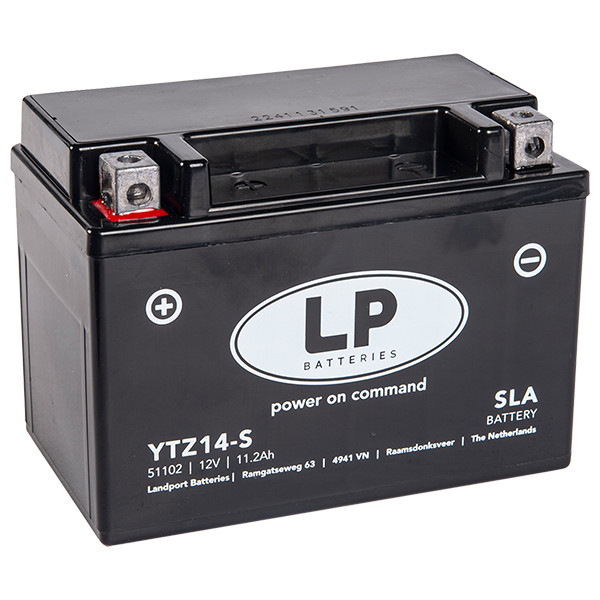 Landport AGM SLA YTZ14-BS / YTZ14-S / 511902023 accu (12V 11Ah, 200A)  ALA00322 - 1