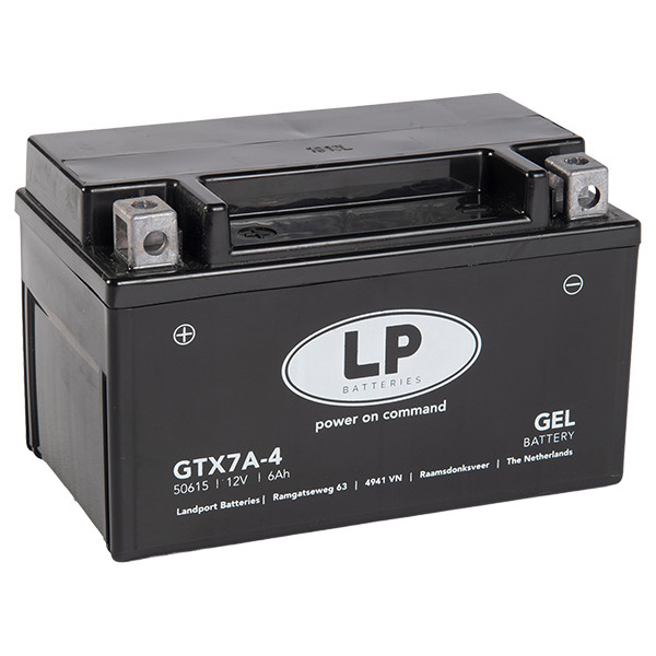 Landport Gel 50615 / YTX7A-BS / 506015005 accu (12V, 6Ah, 125A)  ALA00277 - 1