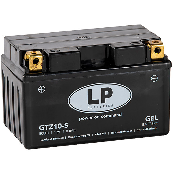 Landport Gel 50922 / YTZ10-S / 508901015 accu (12V, 8.6Ah, 170A)  ALA00304 - 1