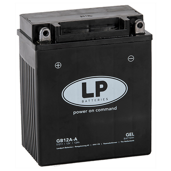 Landport Gel 51211 / YB12A-A / 512011012 accu (12V, 12Ah, 120A)  ALA00331 - 1