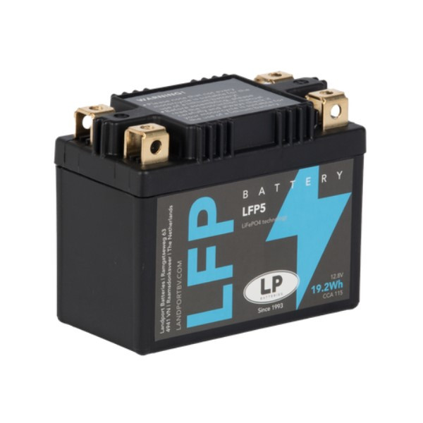 Landport LFP5 Lithium accu (12.8V, 1.6Ah, 19.2Wh, 115A,  LiFePO4)  ALA00315 - 1