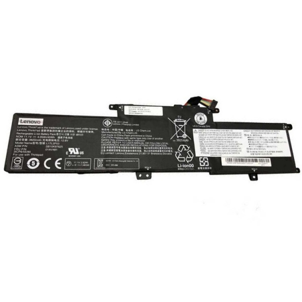 Lenovo 01AV481 / 01AV483 / L17C3P53 accu (11.1 V, 4050 mAh, origineel)  ALE00678 - 1