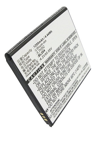 Lenovo BL204 accu (1200 mAh, 123accu huismerk)  ALE00213 - 1