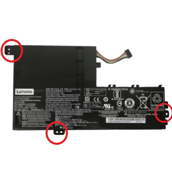 Lenovo L14M2P21 / 5B10M49822 Type B accu (7.4 V, 4050 mAh, origineel)  ALE00870 - 1