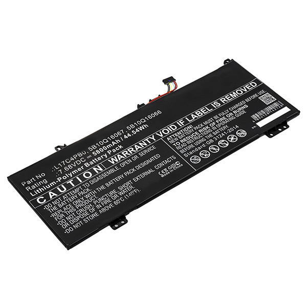 Lenovo L17C4PB0 / 5B10Q16066 accu (7.68 V, 5800 mAh, 45 Wh, 123accu huismerk)  ALE00602 - 1