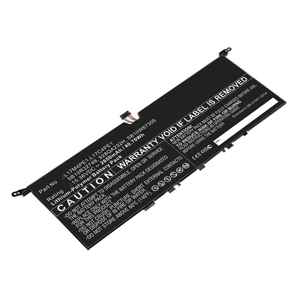 Lenovo L17C4PE1 / L17M4PE1 accu (15.36 V, 2650 mAh, 123accu huismerk)  ALE00738 - 1