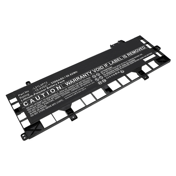 Lenovo L21L4P72 / 5B10W51868 accu (15.4 V, 3300 mAh, 123accu huismerk)  ALE00928 - 1