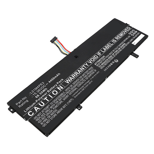 Lenovo L21M4PE3 accu (15.36 V, 4450 mAh, 123accu huismerk)  ALE00945 - 1