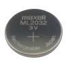 Maxell ML2032 3V Lithium oplaadbare knoopcel batterij 1 stuk