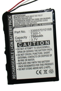 Medion T300-1 / 338937010168 accu (750 mAh, 123accu huismerk)  AME00128