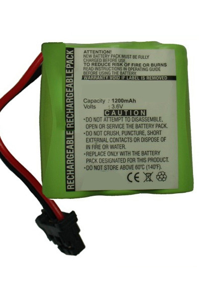 Memorex BT-905 / YBT3N600MAH / HHR-P401 accu (1200 mAh, 123accu huismerk)  AME00104 - 1