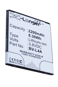 Microsoft BV-L4A accu (2200 mAh, 123accu huismerk)  AMI00275