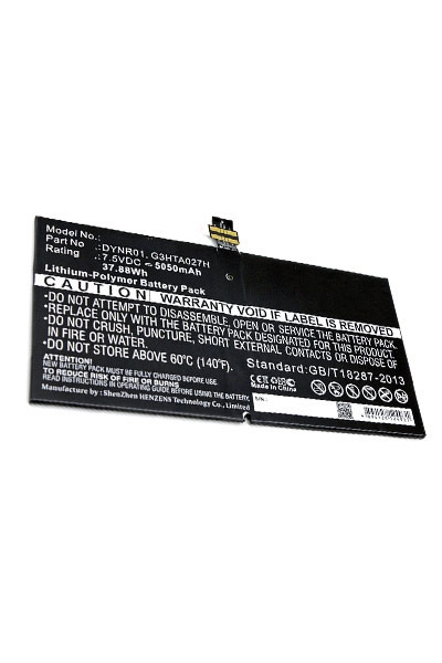 Microsoft DYNR01 / G3HTA027H accu (5050 mAh, 123accu huismerk)  AMI00287 - 1