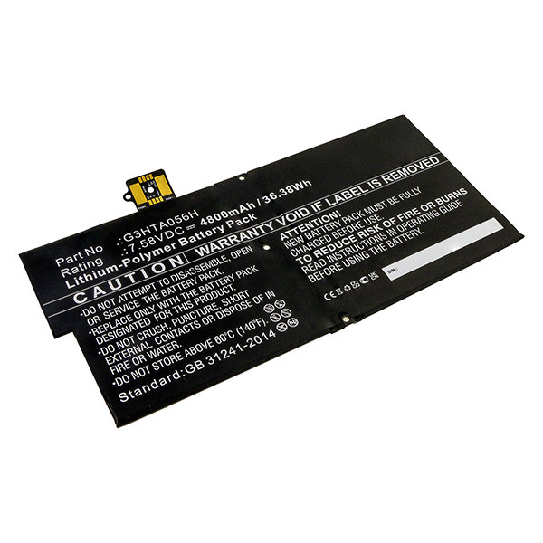 Microsoft G3HTA056H accu (11.36 V, 4800 mAh, 123accu huismerk)  AMI00498 - 1