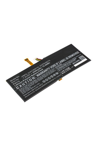 Microsoft PBP5 / G3HTA001H accu (2500 mAh, 123accu huismerk)  AMI00419 - 1