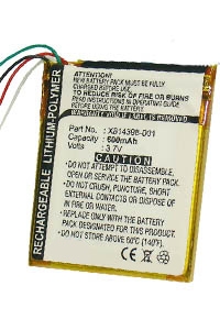 Microsoft X814398-001 accu (600 mAh, 123accu huismerk)  AMI00069