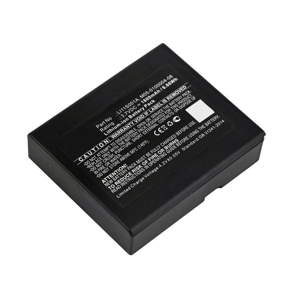 Mindray LI11S001A / 022-000008-00 accu (3.7 V, 1800 mAh, 123accu huismerk)  AMI00422 - 1