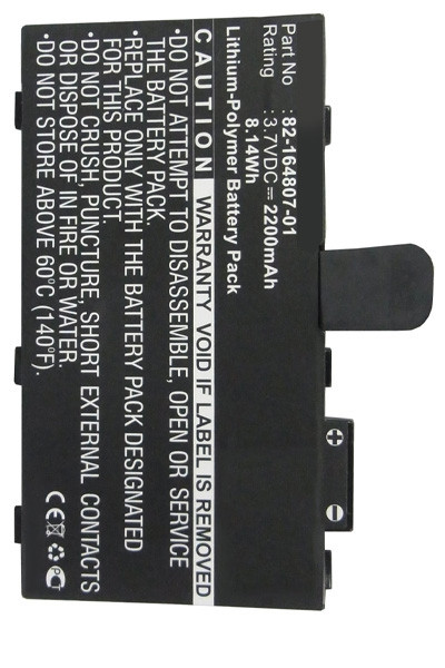 Motorola 82-164807-01 / BTRY-TC55-44MA1-01 accu (2200 mAh, 123accu huismerk)  AMO00221 - 1