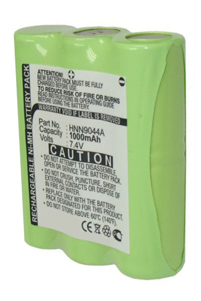 Motorola HNN9044A / HNN9018 / HNN9056A accu (1000 mAh, 123accu huismerk)  AMO00206 - 1