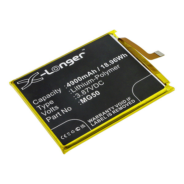 Motorola MG50 accu (3.85 V, 4900 mAh, 123accu huismerk)  AMO00448 - 1