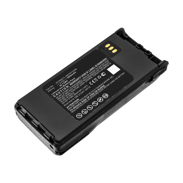 Motorola NTN9815 / NTN9816 / NTN9857 Li-ion accu (7.4 V, 2800 mAh, 123accu huismerk)  AMO00469 - 1