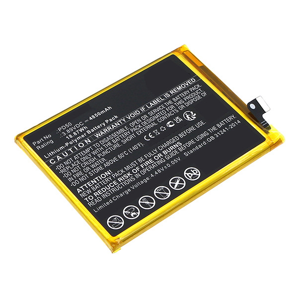 Motorola PD50 / LW476486 accu (4850 mAh, 123accu huismerk)  AMO00576 - 1