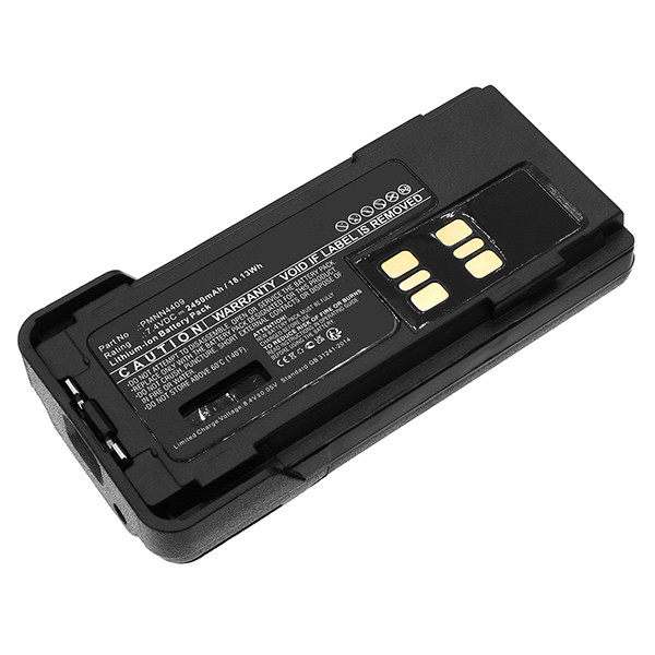 Motorola PMNN4406 / PMNN4409 / PMNN4412 accu (2450 mAh, 123accu huismerk)  AMO00562 - 1