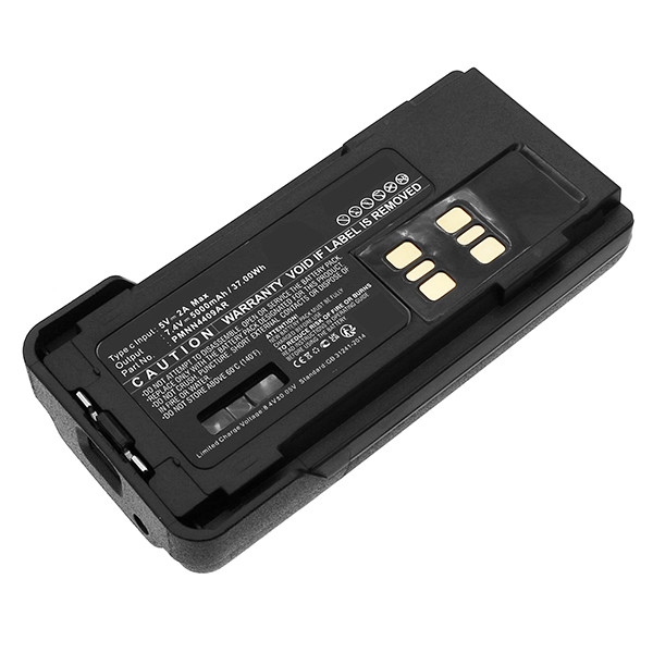 Motorola PMNN4406 / PMNN4409 / PMNN4412 accu (5000 mAh, 123accu huismerk)  AMO00572 - 1