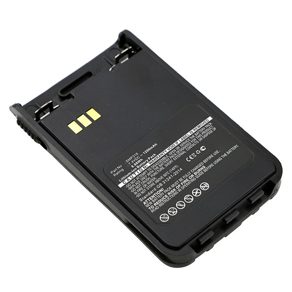 Motorola SMP318 accu (1200 mAh, 123accu huismerk)  AMO00351 - 1